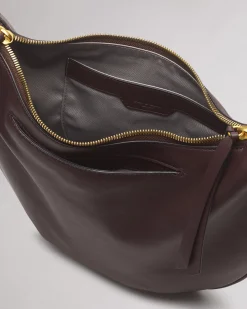 rag & bone Spire Mini Leather Hobo Dark Espresso Flash Sale