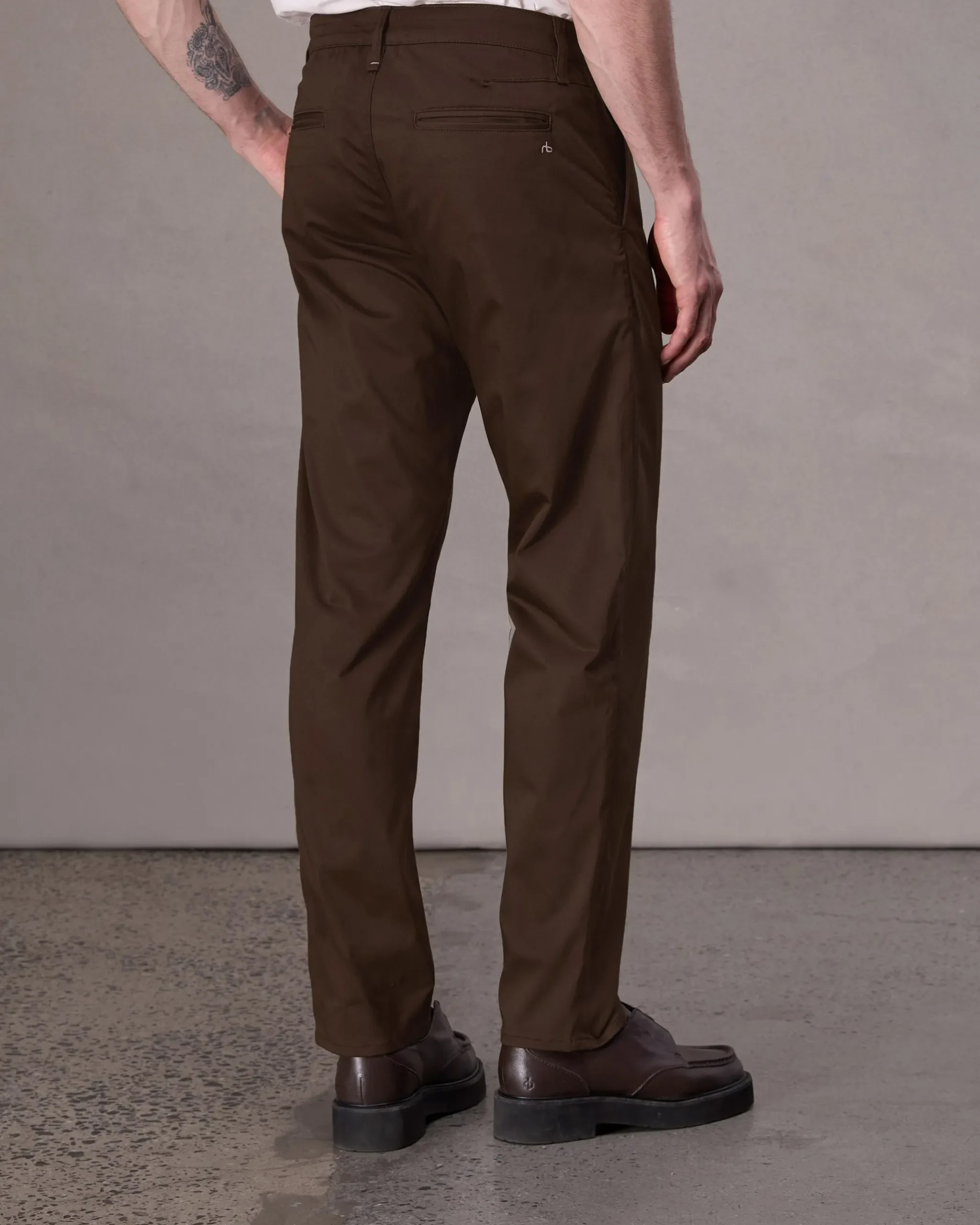 rag & bone Standard Chino Pant Dark Brown Cheap