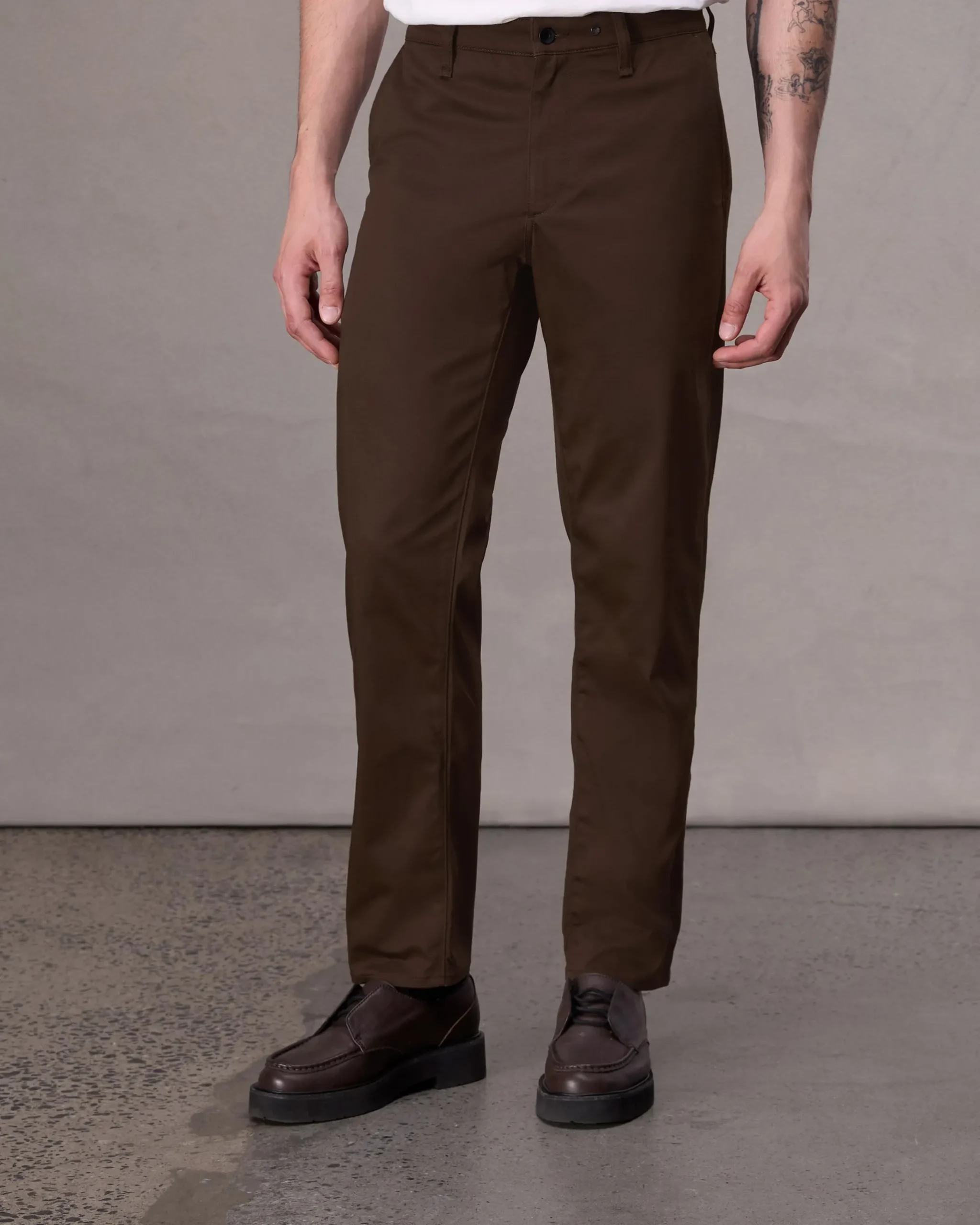 rag & bone Standard Chino Pant Dark Brown Cheap