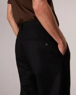 rag & bone Standard Flannel Chino Pant Black Store