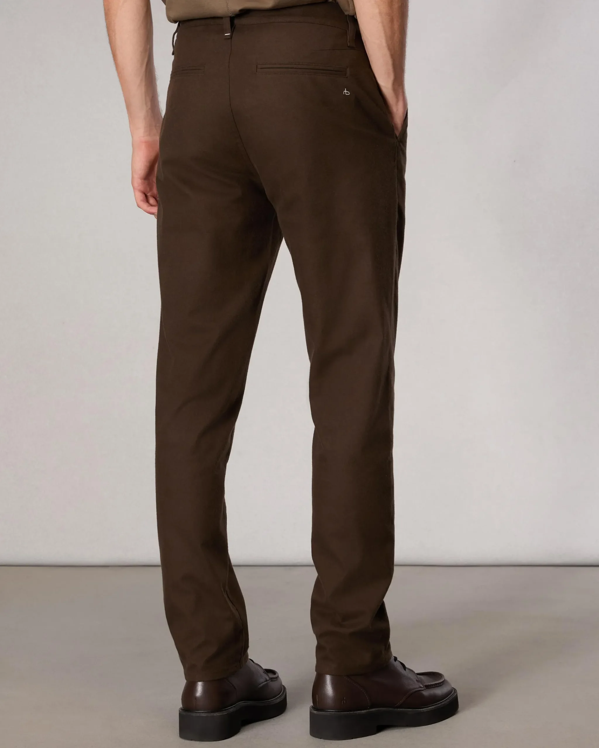 rag & bone Standard Flannel Chino Pant Army Clearance