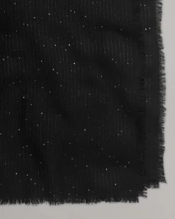 rag & bone Stella Striped Scarf Black Shop