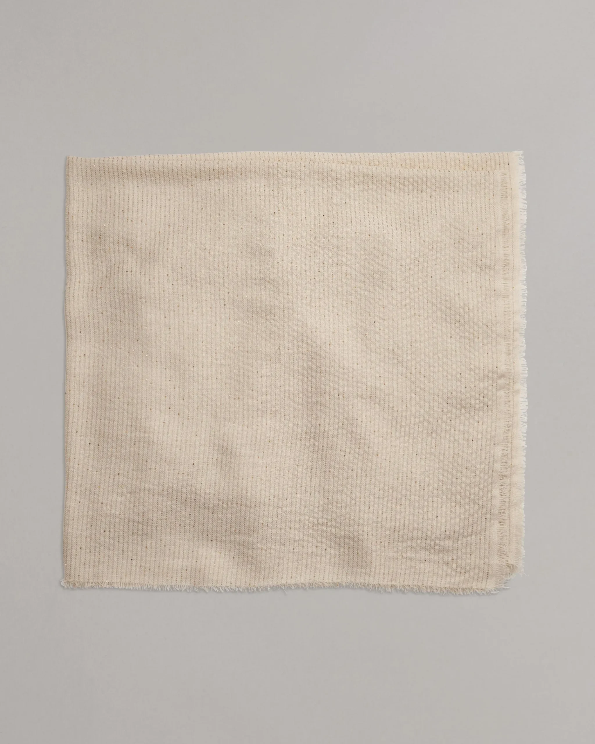 rag & bone Stella Striped Scarf Beige Fashion
