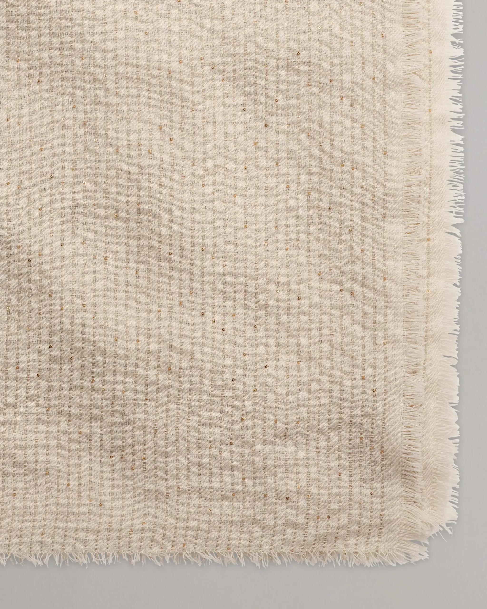 rag & bone Stella Striped Scarf Beige Fashion
