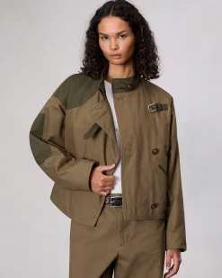 rag & bone Tatum Cotton Jacket Army Sale