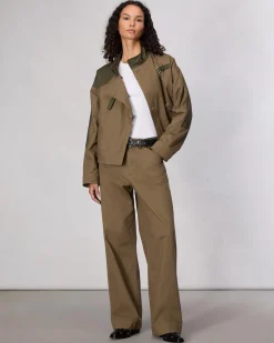 rag & bone Tatum Cotton Jacket Army Sale