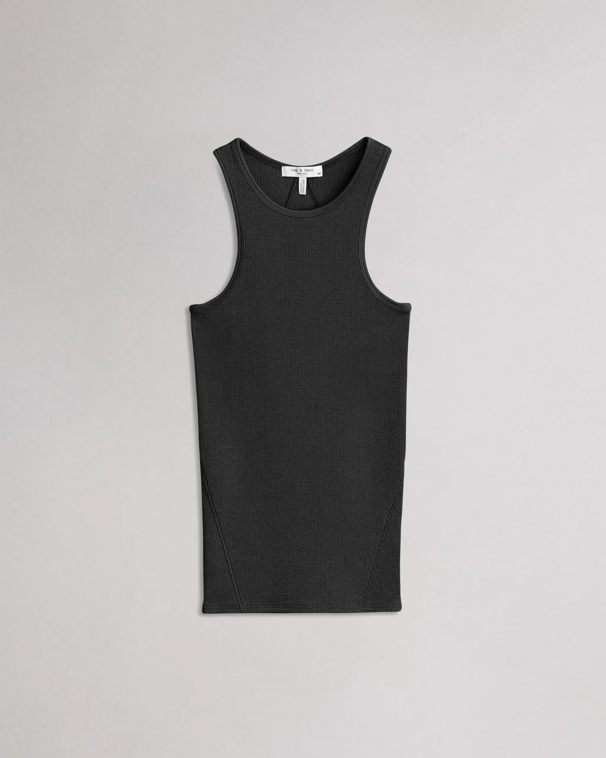rag & bone The Essential Rib Tank Black Online
