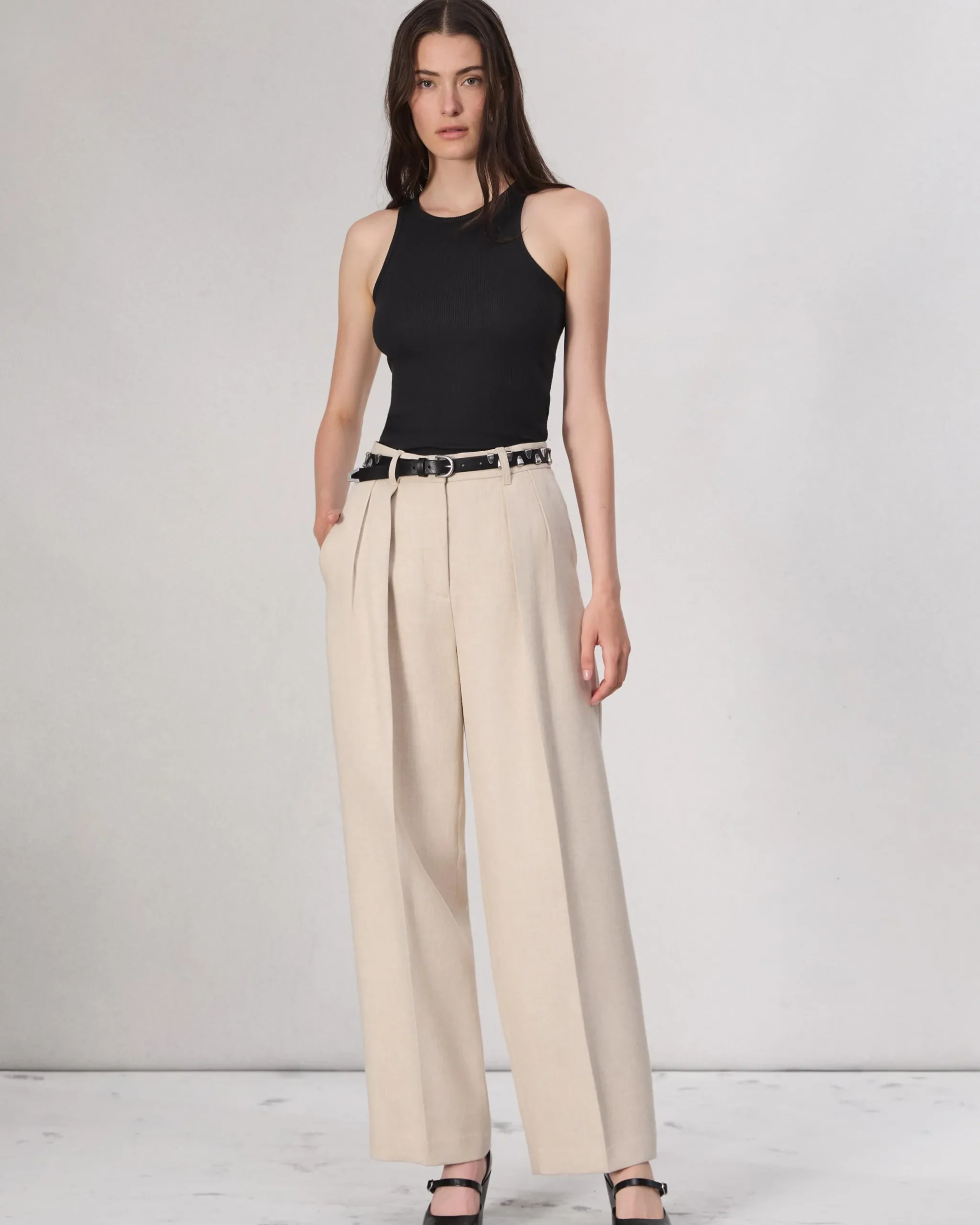 rag & bone The Essential Rib Tank Black Online