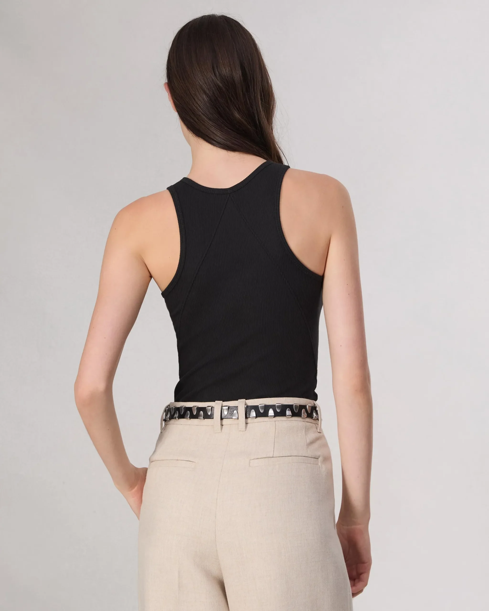 rag & bone The Essential Rib Tank Black Online