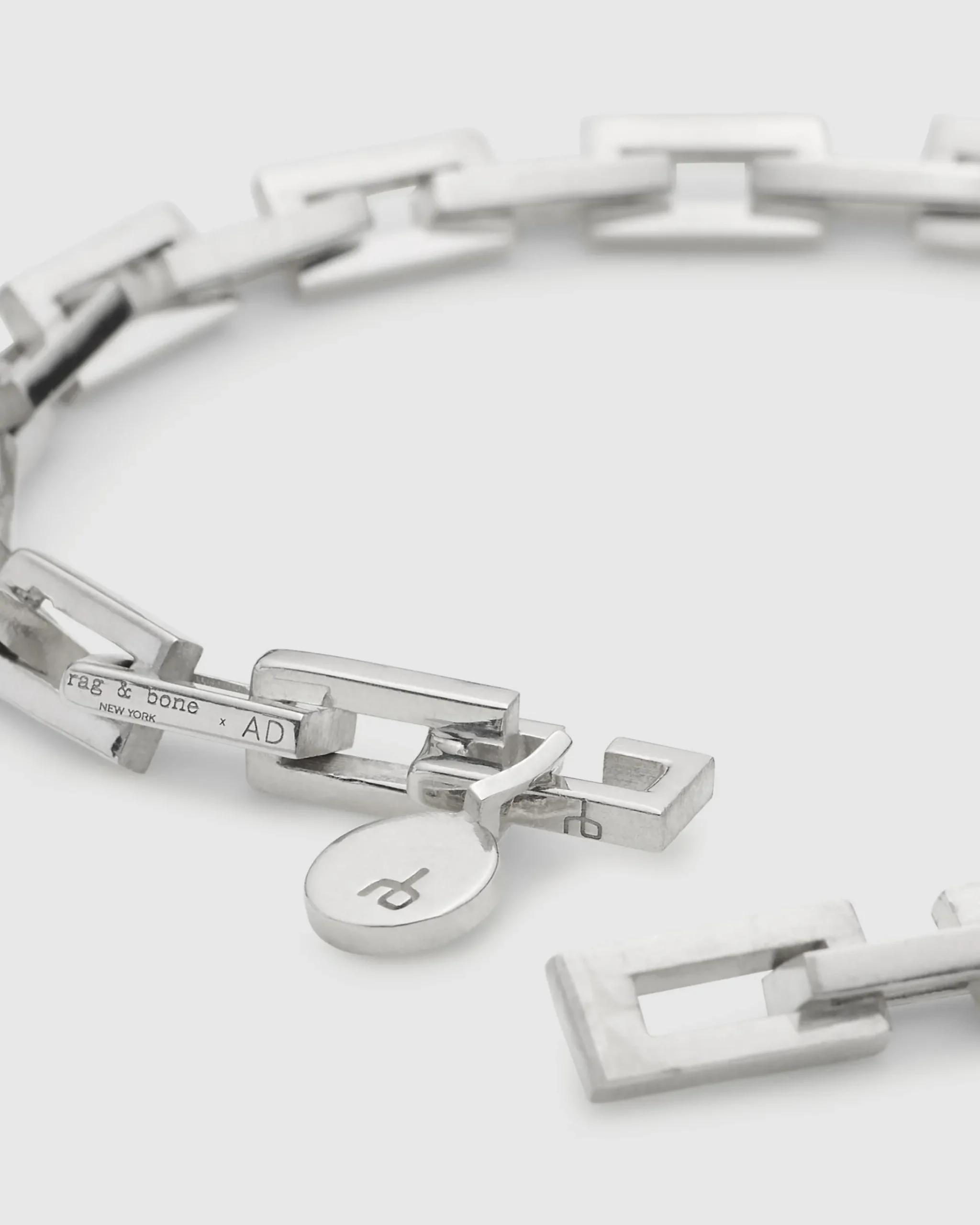 rag & bone The Large Link Bracelet Sterling Silver New