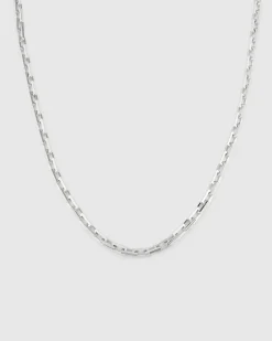 rag & bone The Large Link Necklace Sterling Silver Fashion