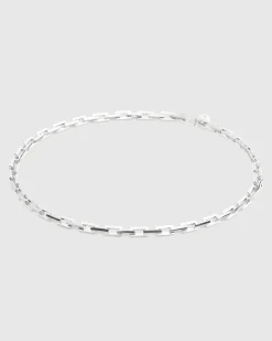 rag & bone The Large Link Necklace Sterling Silver Fashion