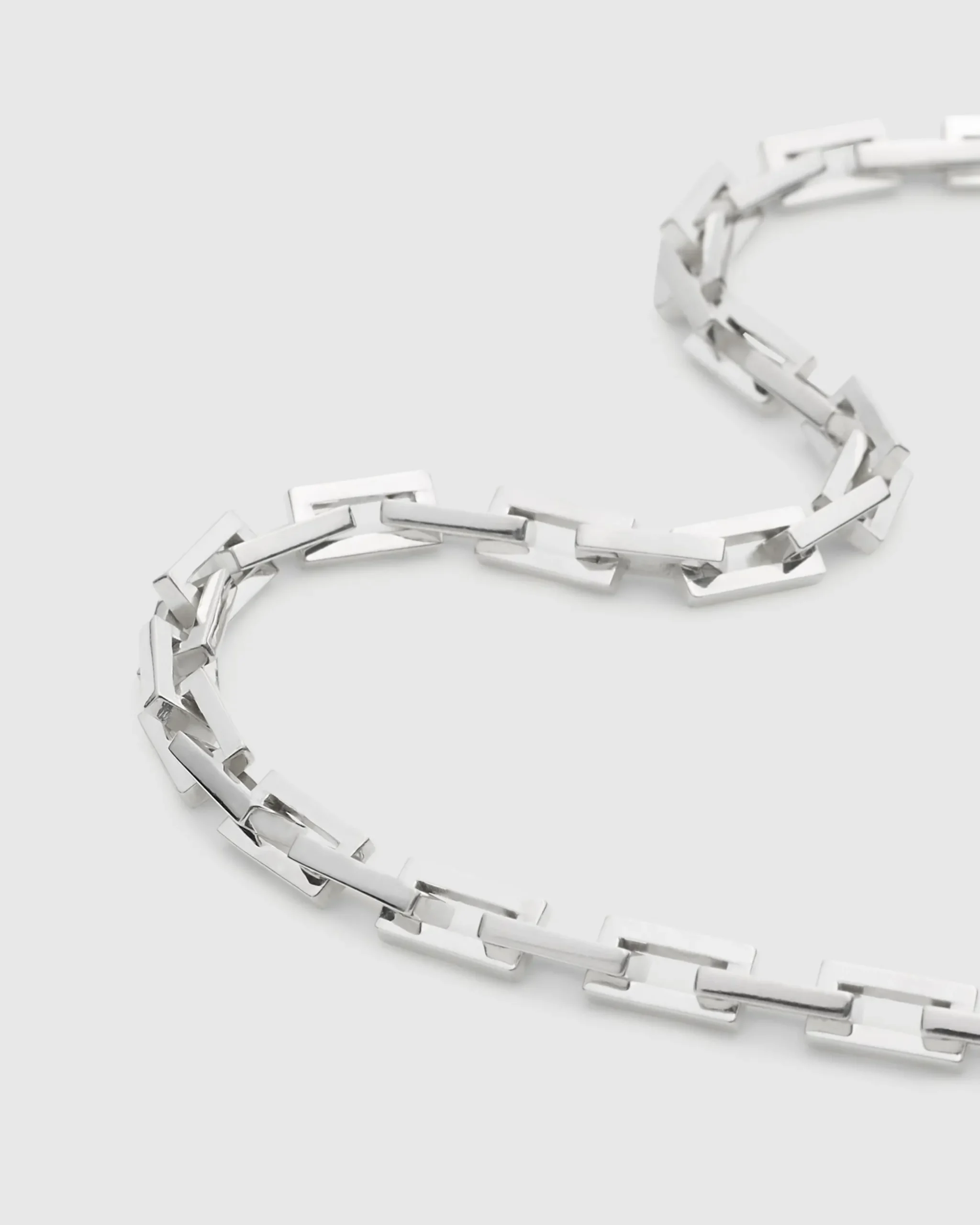 rag & bone The Large Link Necklace Sterling Silver Fashion