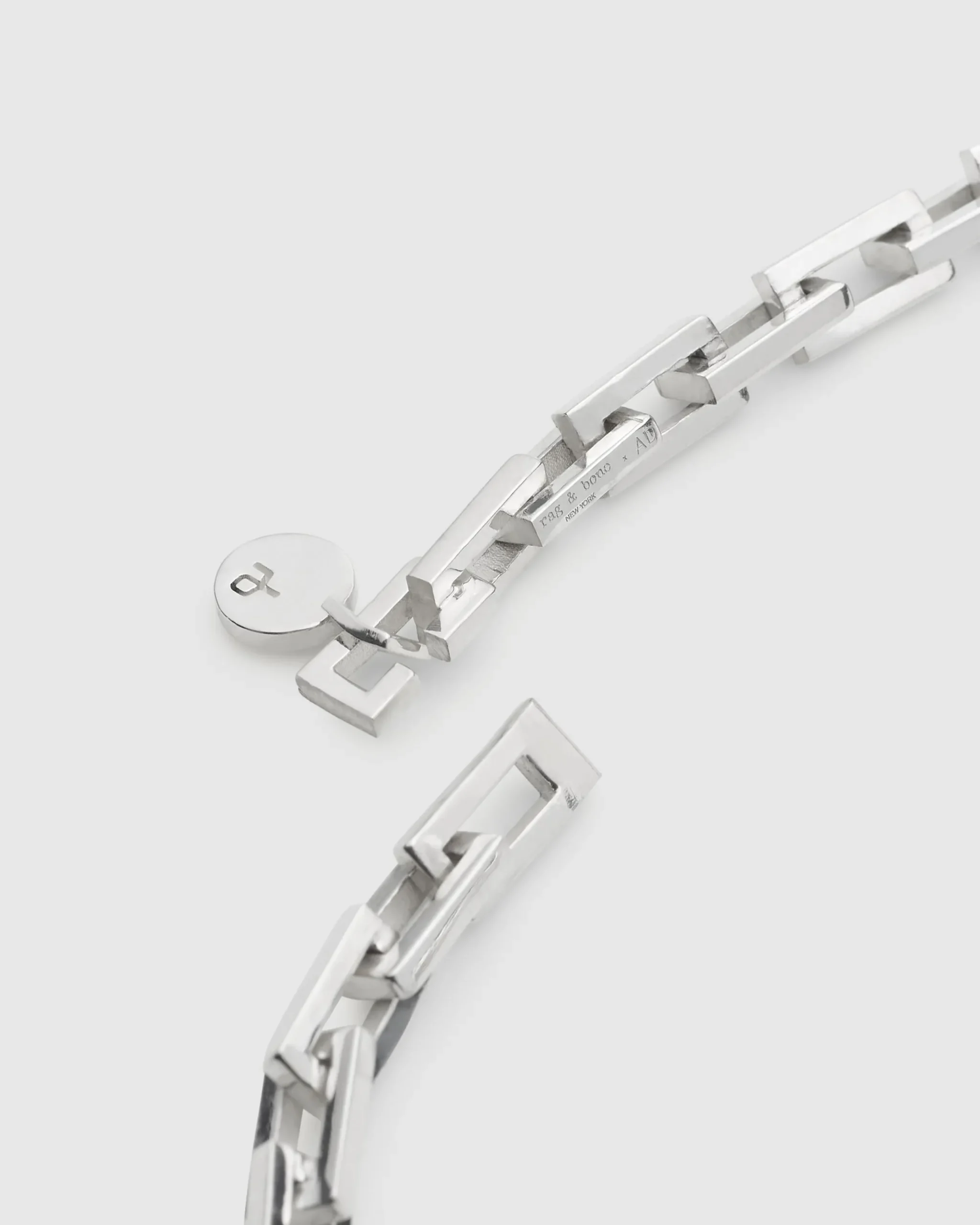 rag & bone The Large Link Necklace Sterling Silver Fashion