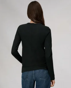 rag & bone The Slub Long Sleeve Black Fashion