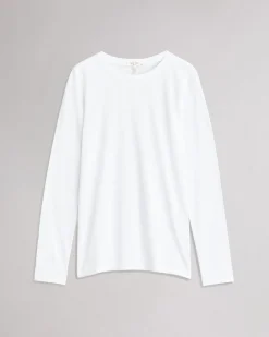 rag & bone The Slub Long Sleeve Bright White Cheap