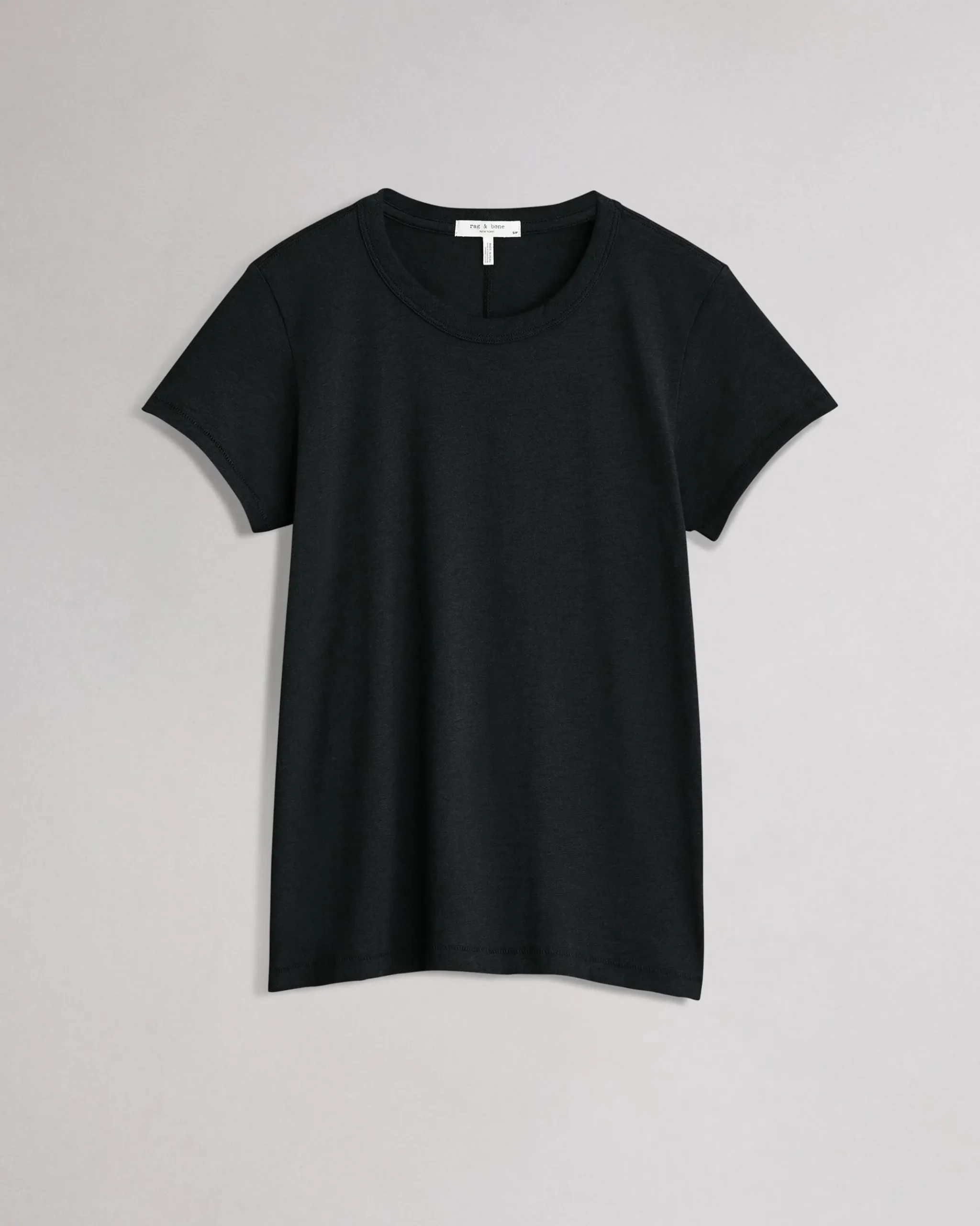 rag & bone The Slub Tee Black Hot