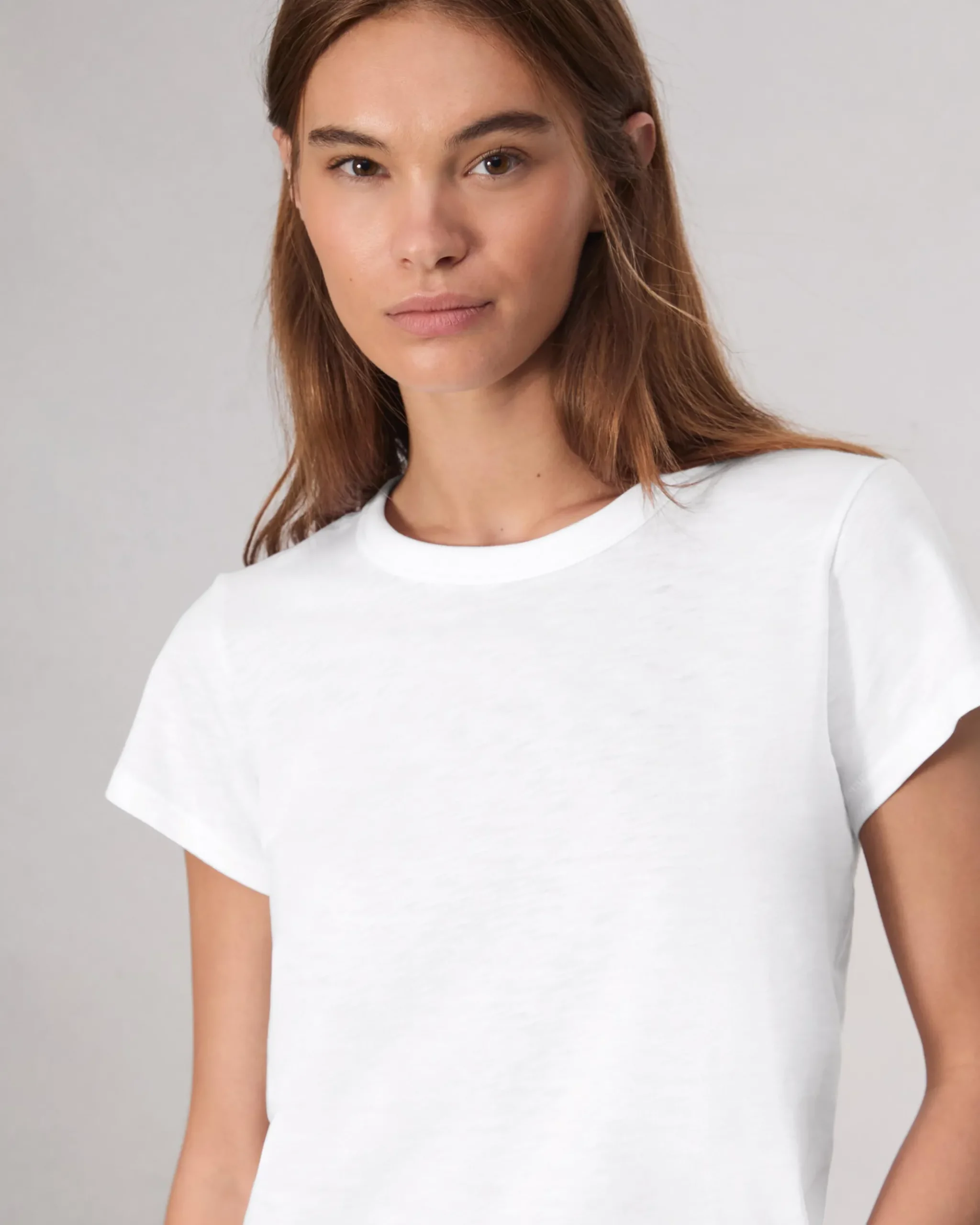 rag & bone The Slub Tee Bright White Hot