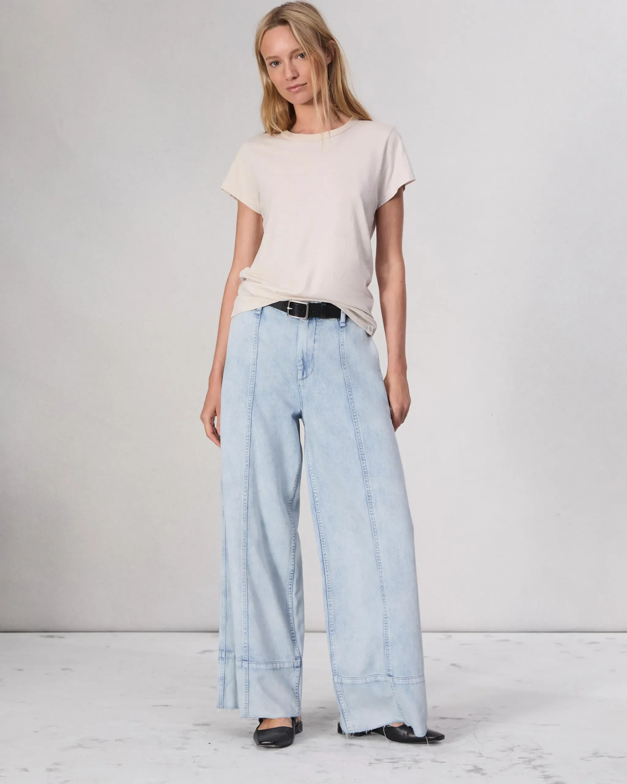 rag & bone The Slub Tee Warm Gry Best