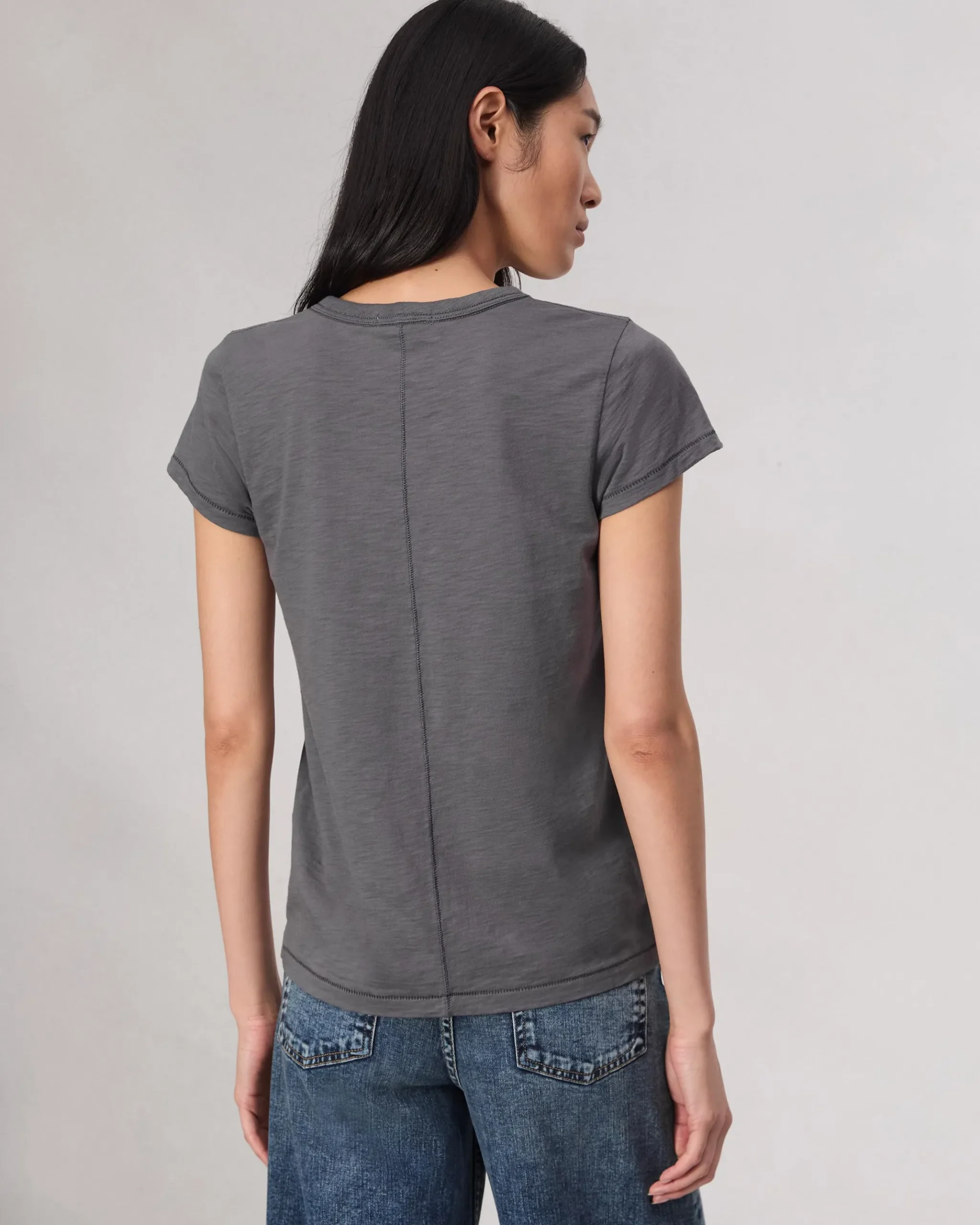 rag & bone The Slub Tee Washed Slate Online