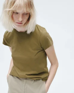 rag & bone The Slub Tee Military Olive Fashion