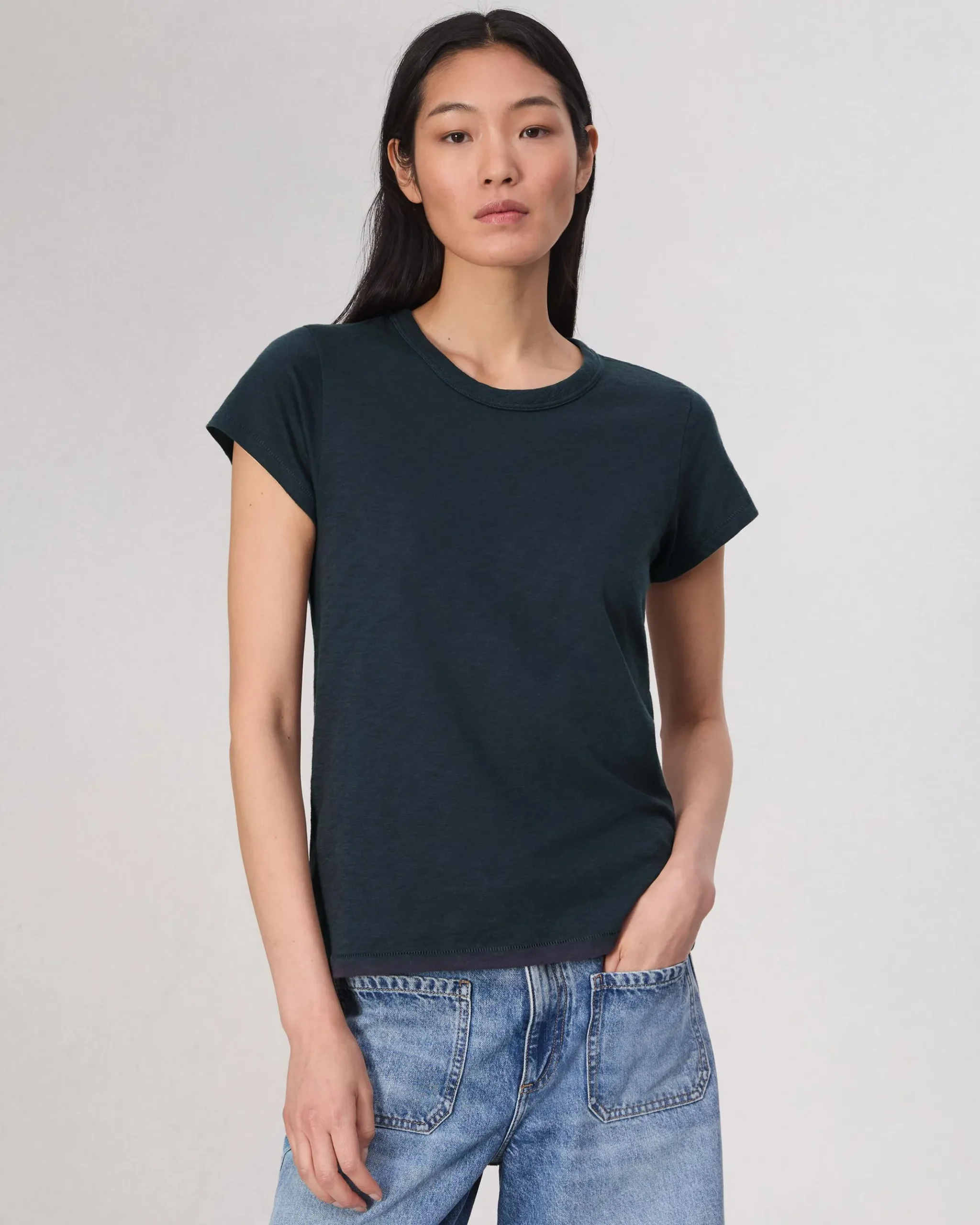 rag & bone The Slub Tee Salute Best Sale