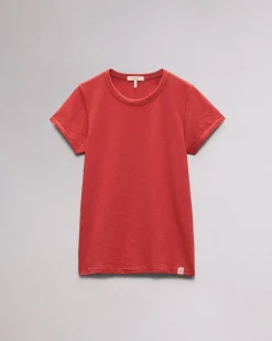 rag & bone The Slub Tee Red Sale