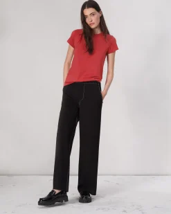 rag & bone The Slub Tee Red Sale