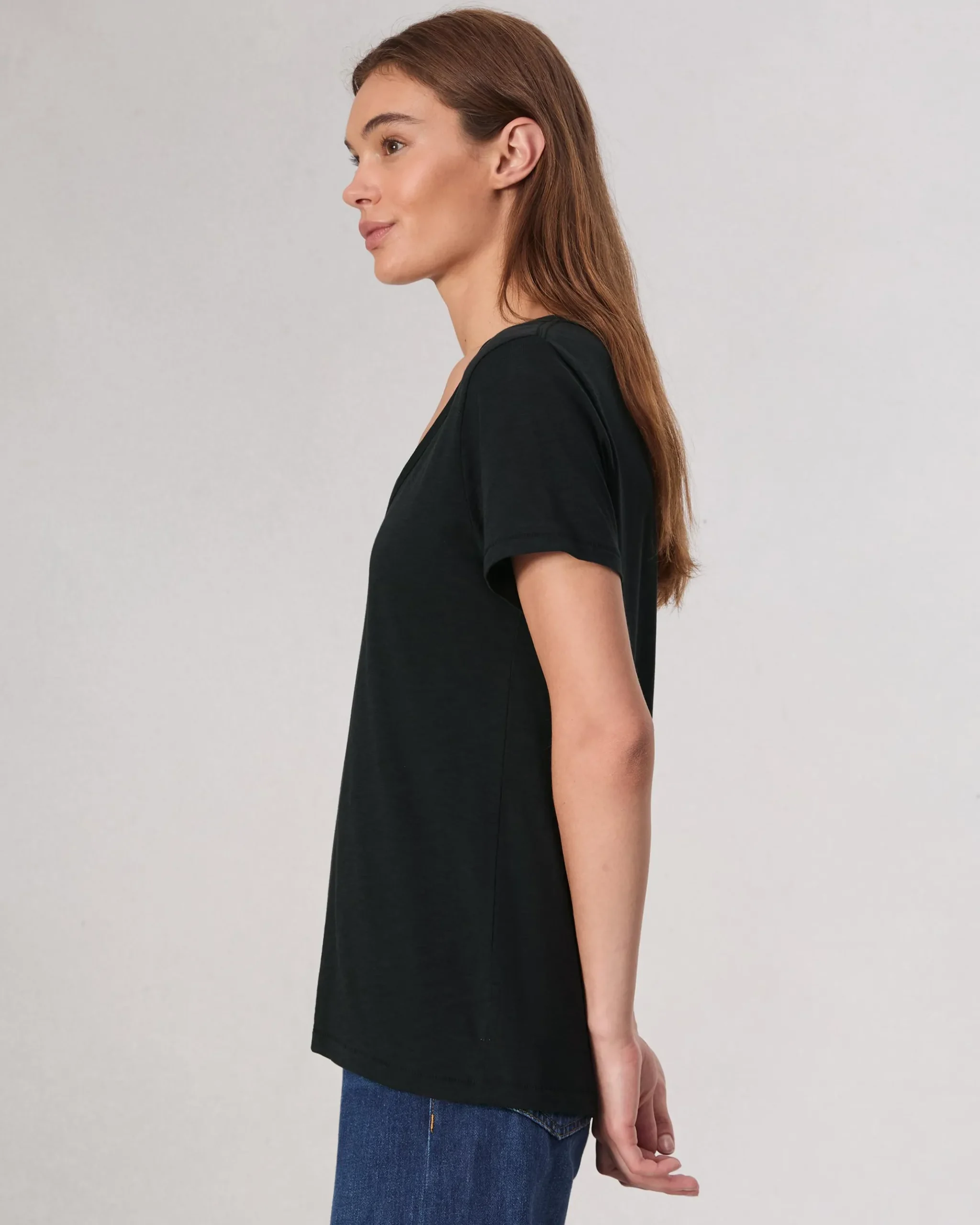 rag & bone The Slub Vee Black Online