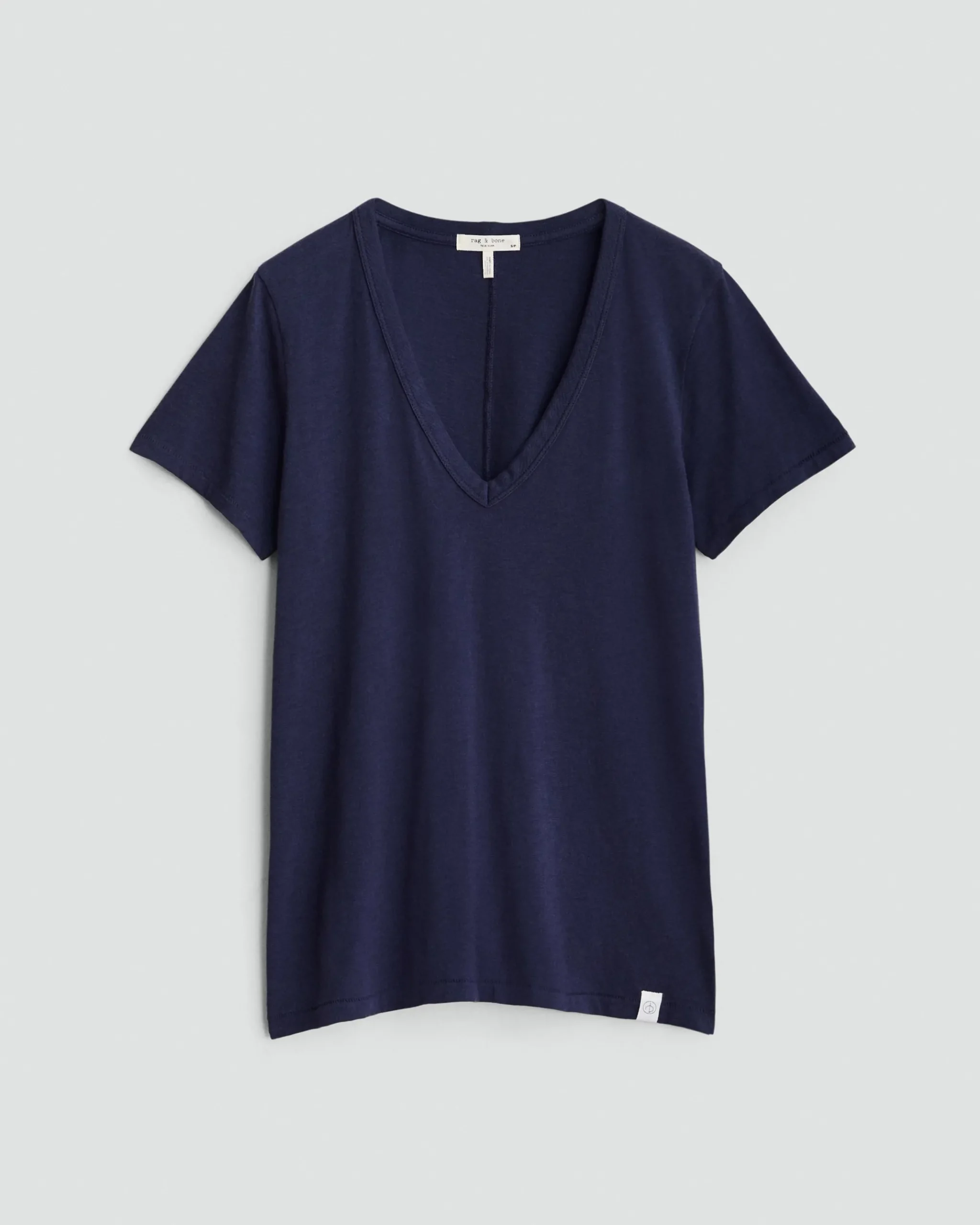 rag & bone The Slub V-Neck Tee Salute Best Sale