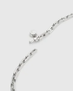 rag & bone The Small Link Necklace Sterling Silver Sale