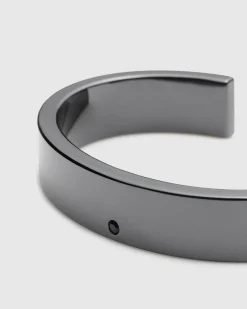 rag & bone The Squared Dot Cuff Black Titanium Cheap