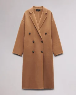 rag & bone Thea Wool-Blend Coat Camel Discount