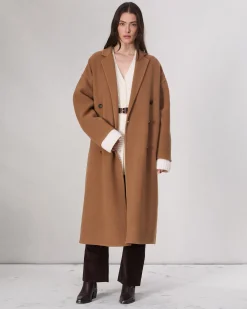 rag & bone Thea Wool-Blend Coat Camel Discount