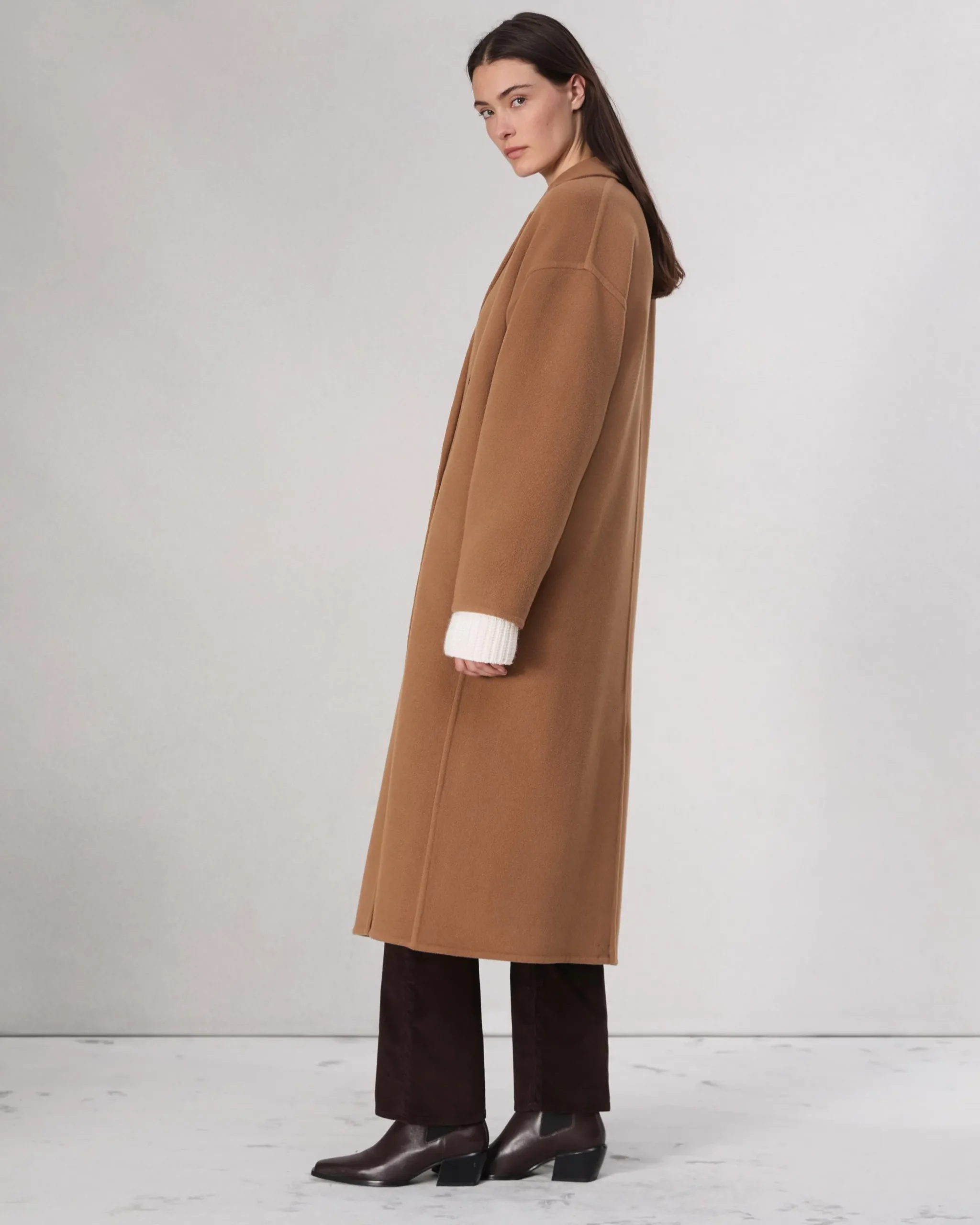 rag & bone Thea Wool-Blend Coat Camel Discount