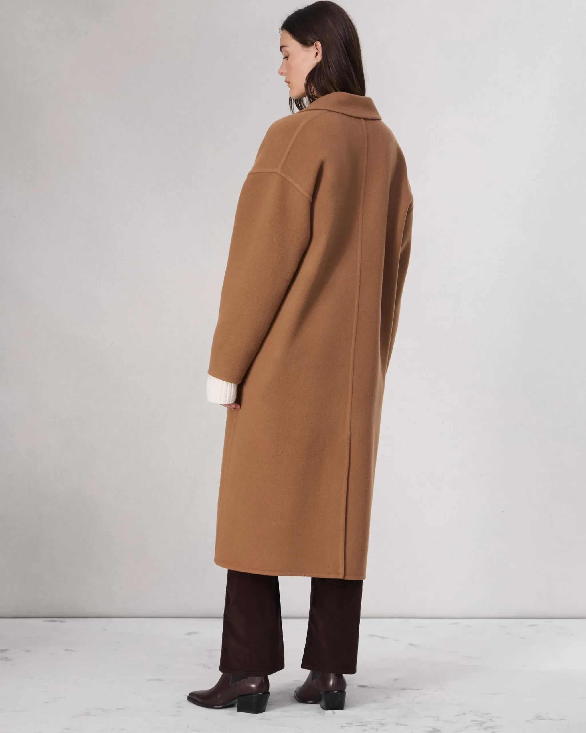 rag & bone Thea Wool-Blend Coat Camel Discount