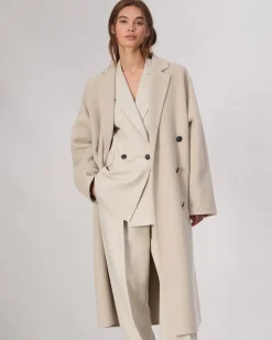 rag & bone Thea Wool-Blend Coat Oatmeal Online