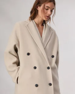 rag & bone Thea Wool-Blend Coat Oatmeal Online