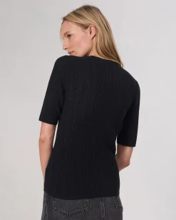rag & bone Tina Washable Wool Crew Black Shop