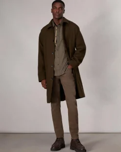 rag & bone Tomlin Stretch-Cotton Dobby Shirt Army Fashion