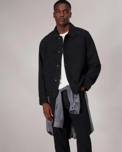 rag & bone Varick Trucker Jacket Black Store