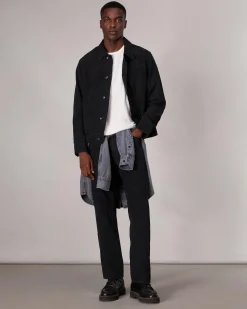 rag & bone Varick Trucker Jacket Black Store