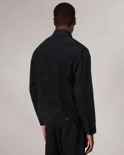 rag & bone Varick Trucker Jacket Black Store