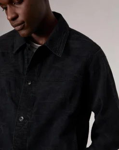 rag & bone Varick Trucker Jacket Black Store