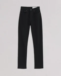 rag & bone Wren Full Length Straight Jean Black Sale