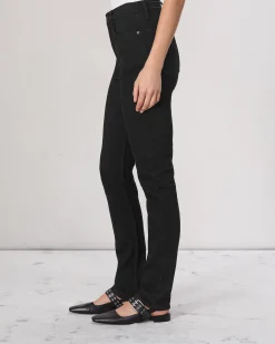 rag & bone Wren Full Length Straight Jean Black Sale