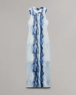 rag & bone Yana Tank Dress Blue Multi New