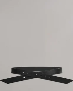 rag & bone Zoe Leather Wrap Belt Black Sale